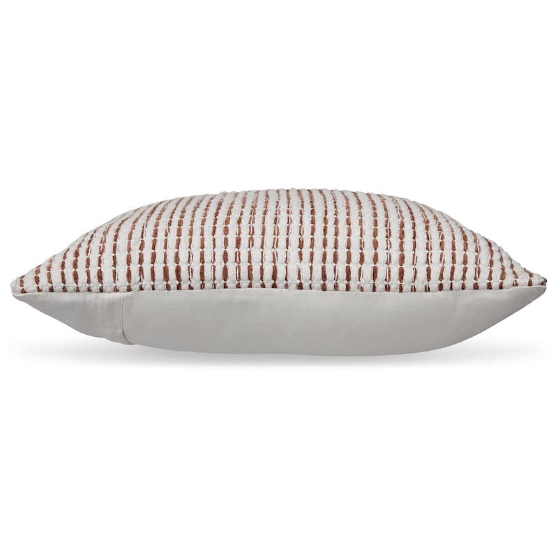 Signature Design by Ashley Nashlin White/Rust Pillow