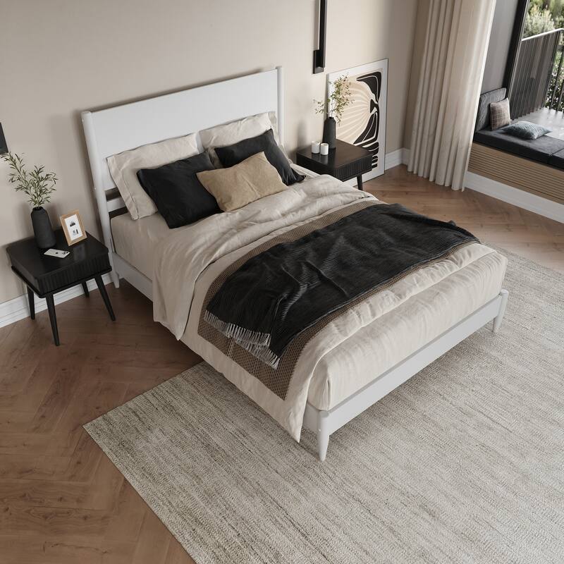 Pasadena Solid Wood Low Profile Platform Bed