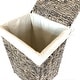 preview thumbnail 3 of 3, America Basket Company Woven Maize Full-Load Lined Hamper