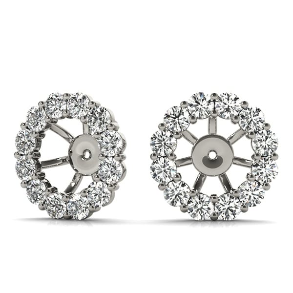 Earring jackets for diamond studs clearance