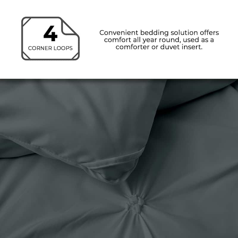 3 Piece Reversible Pintuck Pinch Pleat Bohemia and Tufted Clipped Comforter Set