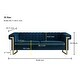 preview thumbnail 10 of 18, Mid-Century Channel Tufted Velvet Sofa with Metal Legs