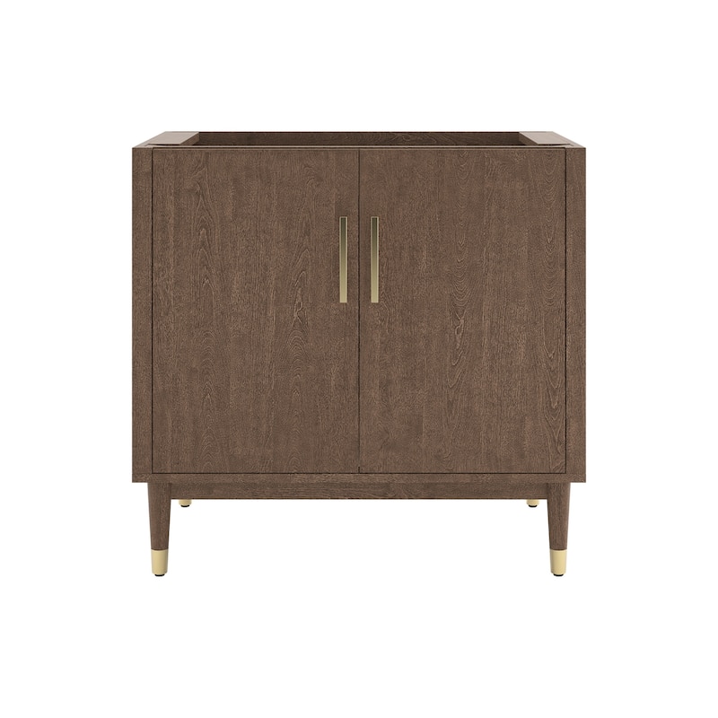 Fresca FCB4436 Sawyer 36" Single Free Standing Vanity Cabinet Only - Mocha Birch