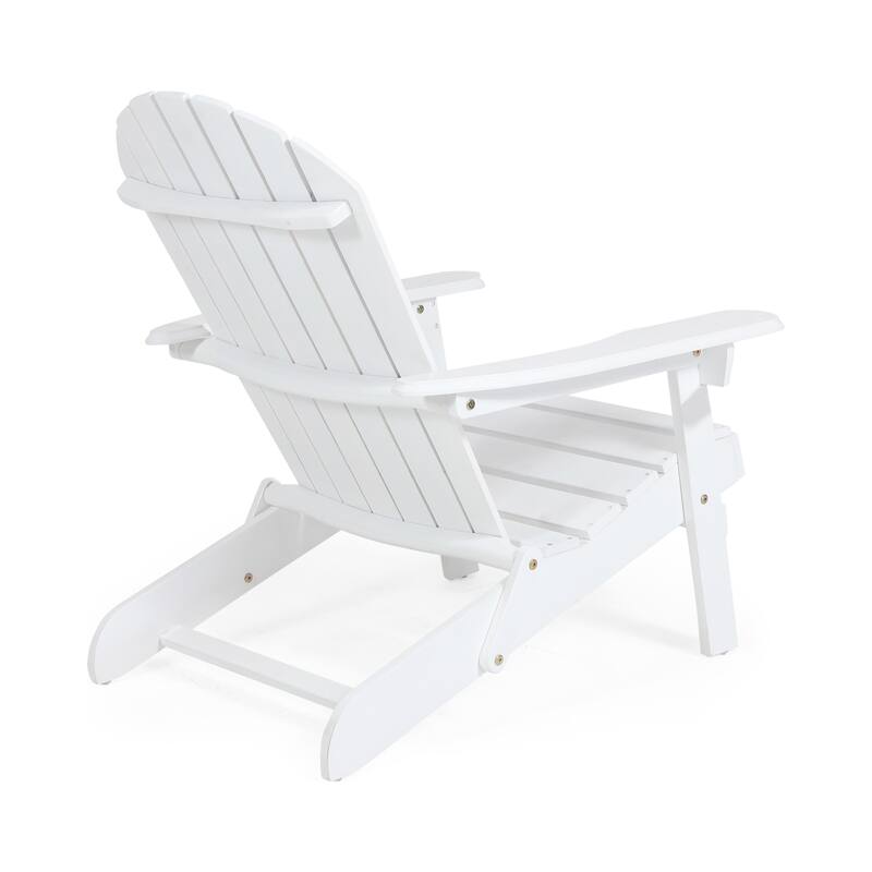 Hanlee Acacia Wood Folding Adirondack Chair by Christopher Knight Home - 29.50" W x 35.75" D x 34.25" H