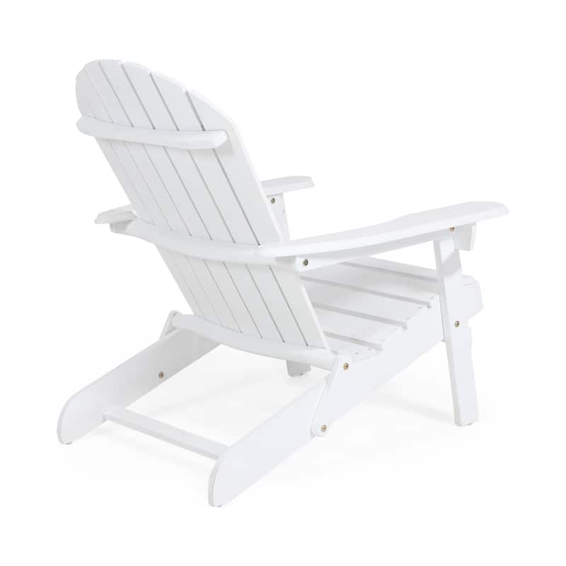 Hanlee Outdoor Rustic Acacia Wood Folding Adirondack Chair (Set of 2) by Christopher Knight Home