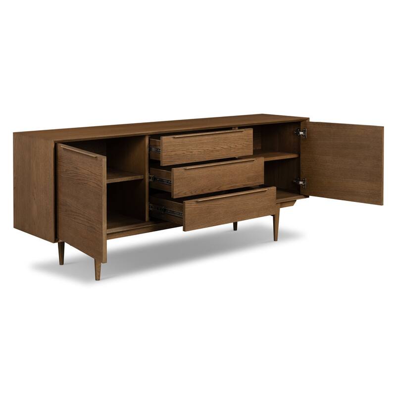 Maro 71" Oak Sideboard in a Walnut Finish