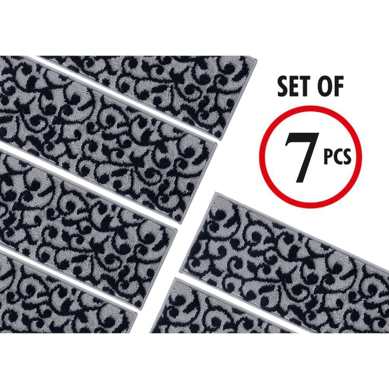 SussexHome Leaves Pattern Stair Treads