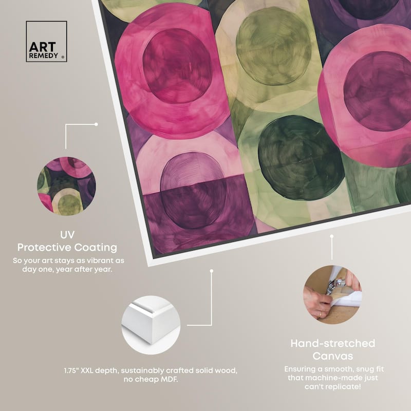 Orbital Pattern Canvas by Art Remedy