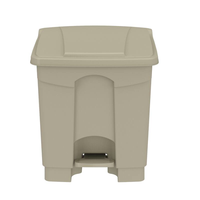 8 Gallon Step Open Trash Can, Durable Plastic Garbage Can On Sale