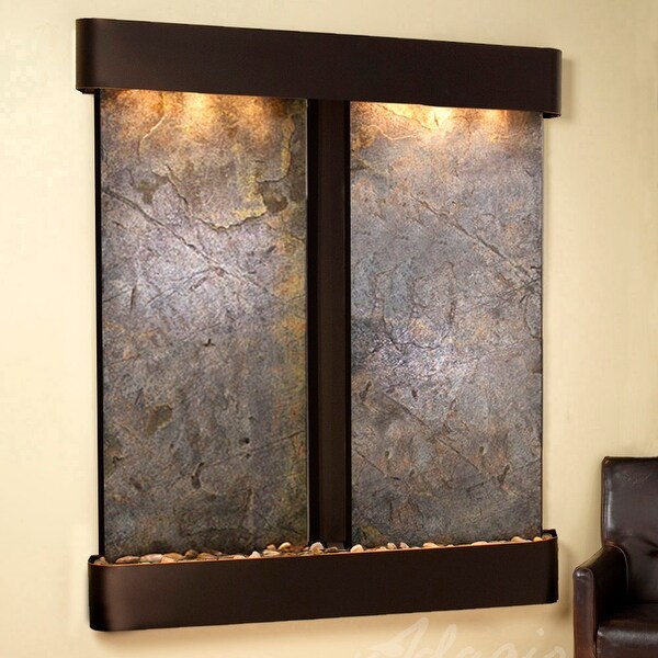 Cottonwood Falls Fountain - Blackened Copper - Rounded Edges - Choose Options