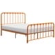 preview thumbnail 19 of 28, Nisky Platform Metal Bed Orange - Full
