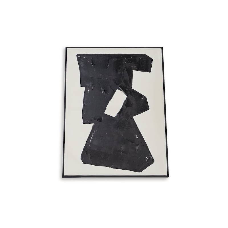 Signature Design by Ashley Garviery Black/Cream Wall Art