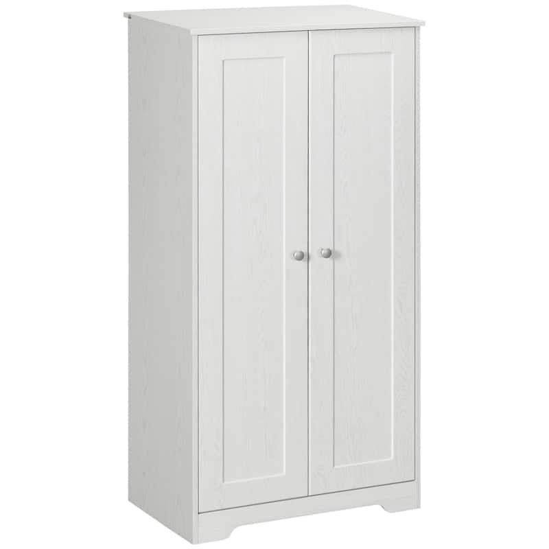 Kitchen Pantry Storage Cabinet, Freestanding Cupboard with 2 Doors