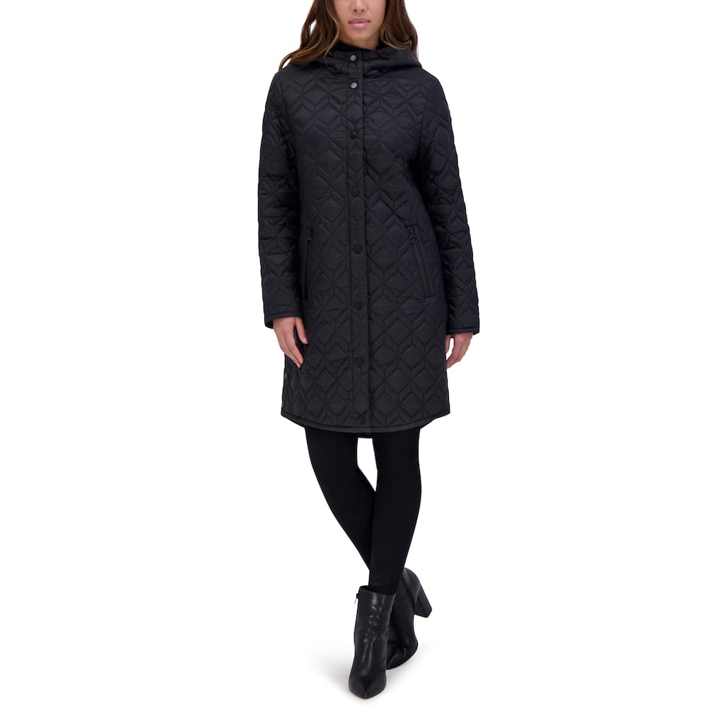 Andrew Marc Rialto Diamond Quilted Parka Coat