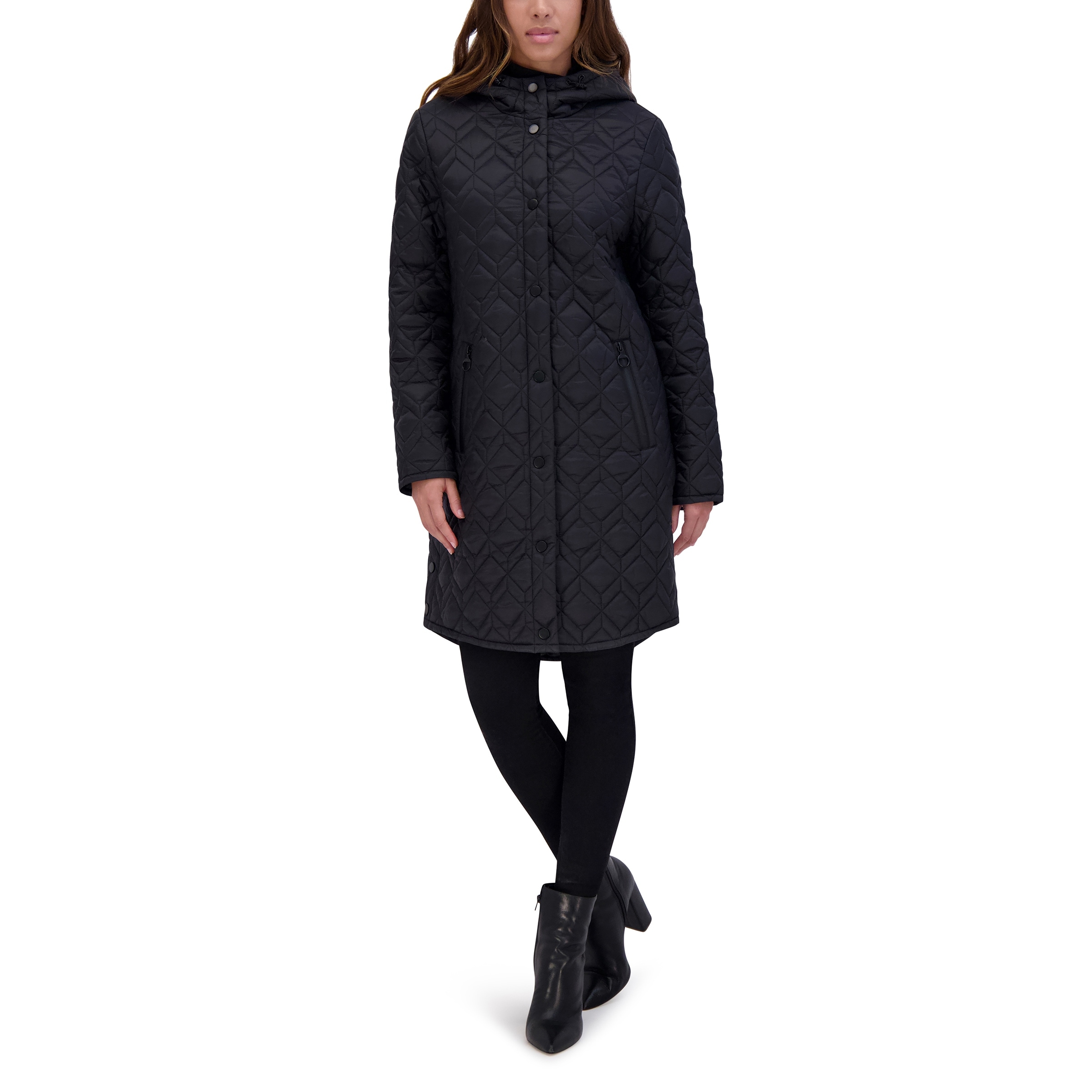 Andrew Marc Rialto Diamond Quilted Parka Coat