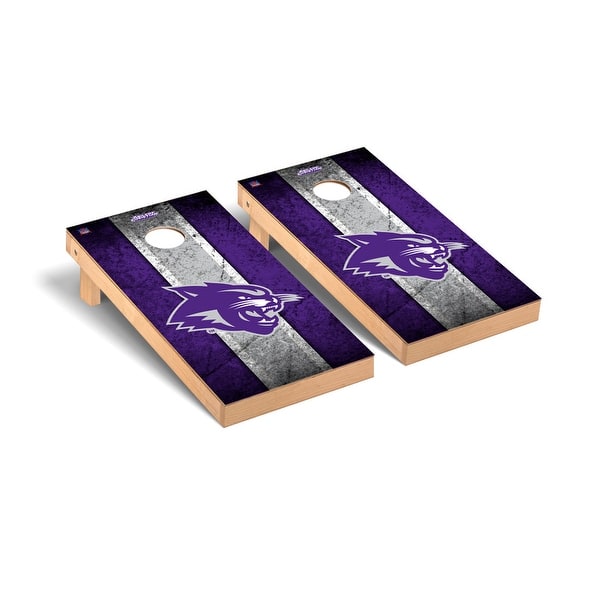 slide 2 of 5, Abilene Christian Wildcats Vintage Cornhole Board Set