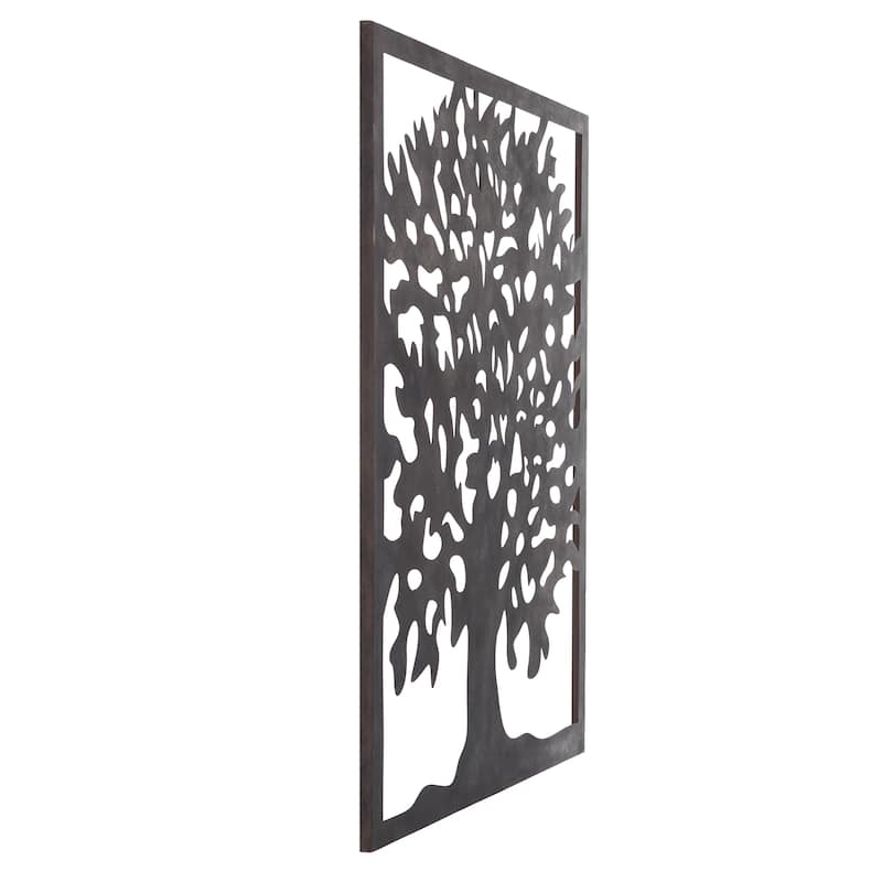 StyleCraft Black Tree Metal Wall Art