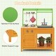preview thumbnail 5 of 8, Costway Mud Kitchen for Kids with Realistic Stoves Faucet Sink Oven & - See Details