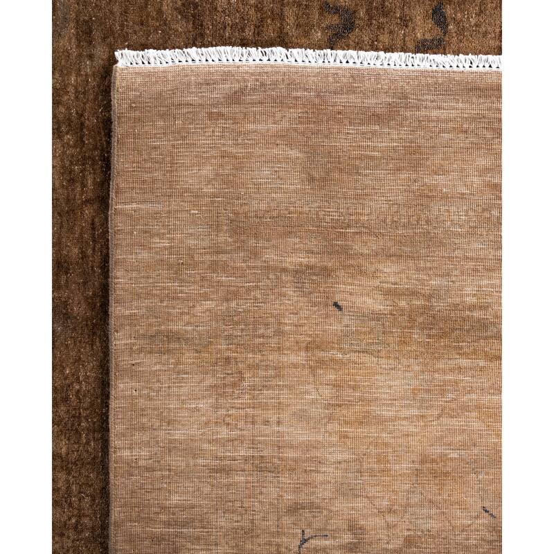Overdyed One-of-a-Kind Hand-Knotted Area Rug - Beige - 12' 1" x 18' 4"