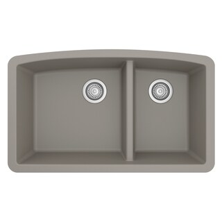 Karran Undermount Quartz Double Bowl Kitchen Sink