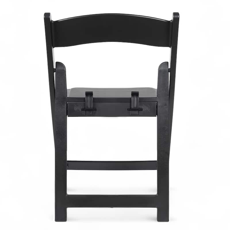 Kids Resin Folding Chair with Vinyl Padded Seat - 12.25"D x 13.25"W x 21"H