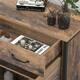 Industrial Freestanding Kitchen Storage Sideboard Cabinet Buffet With 1-Drawer