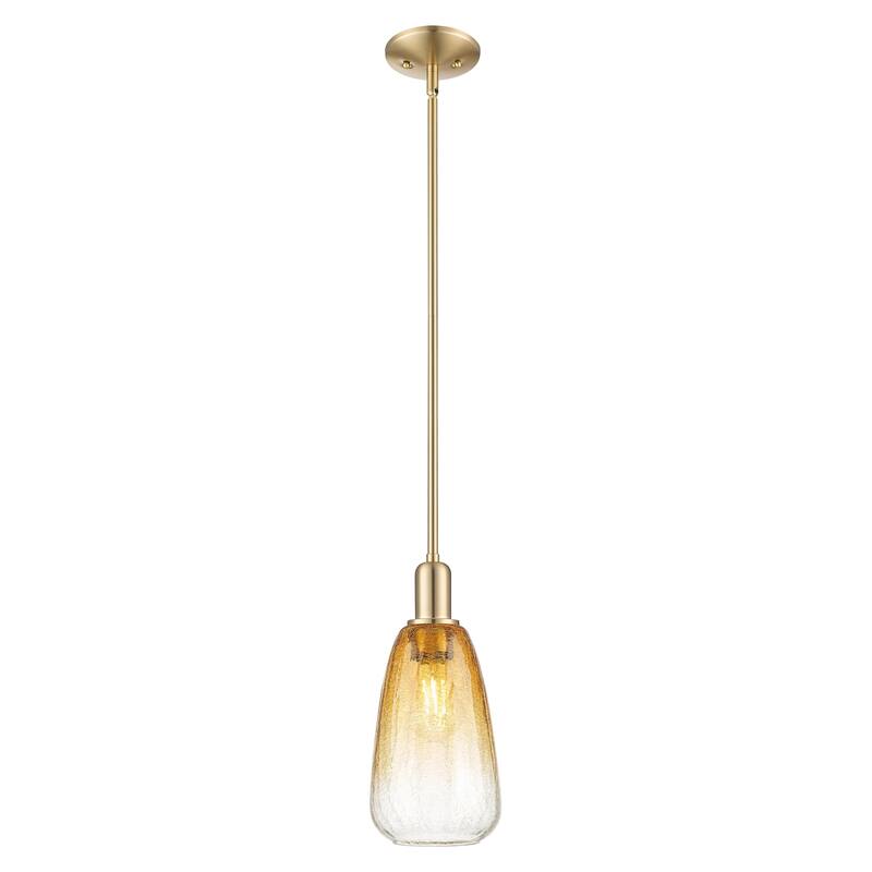 Innovations Lighting 716-1S-G480-6AM Brookhaven Almond 6" Wide Mini