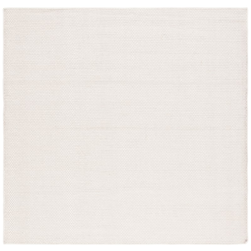 SAFAVIEH Handmade Vermont Tisha Wool Rug - 3' Square - Ivory