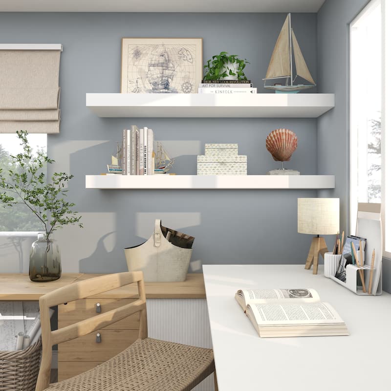 White Wood Sail Boat Decorative Bookends with Real Boat Rigging and Gold Corners (Set of 2)