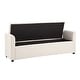 preview thumbnail 10 of 69, Franco Modern Upholstered Storage Bench with Two Throw Pillows and Thick Padded Cushion
