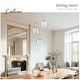 preview thumbnail 9 of 18, Modern 3-Light Kitchen Island Chandelier