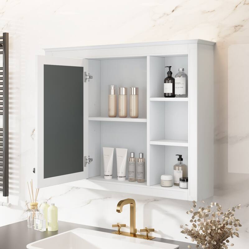 35'' x 27.5'' Medicine Cabinet, Wall Mounted Bathroom Storage Cabinet(Not Include Bathroom Vanity )