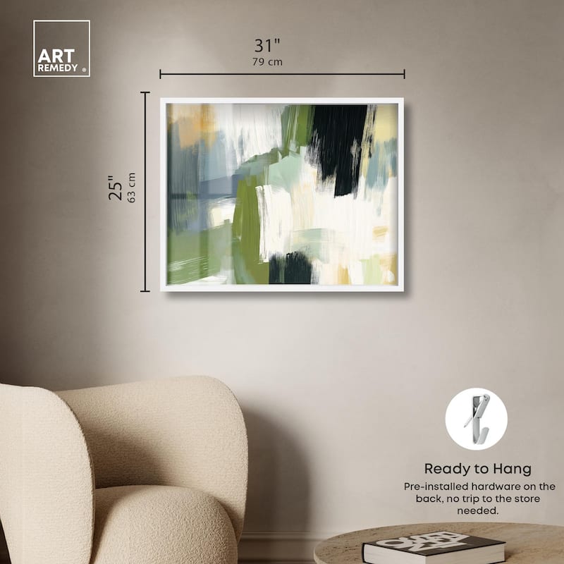 Moss Layers I Shadowbox by Art Remedy