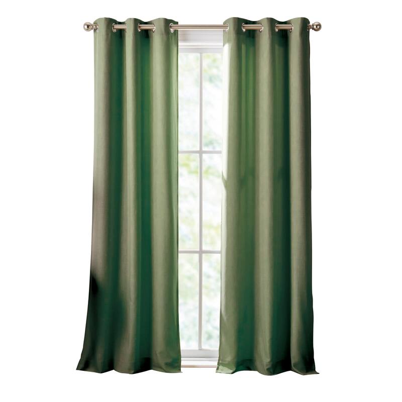 Tommy Hilfiger Jacob Grommet Window Curtain Panel Pair