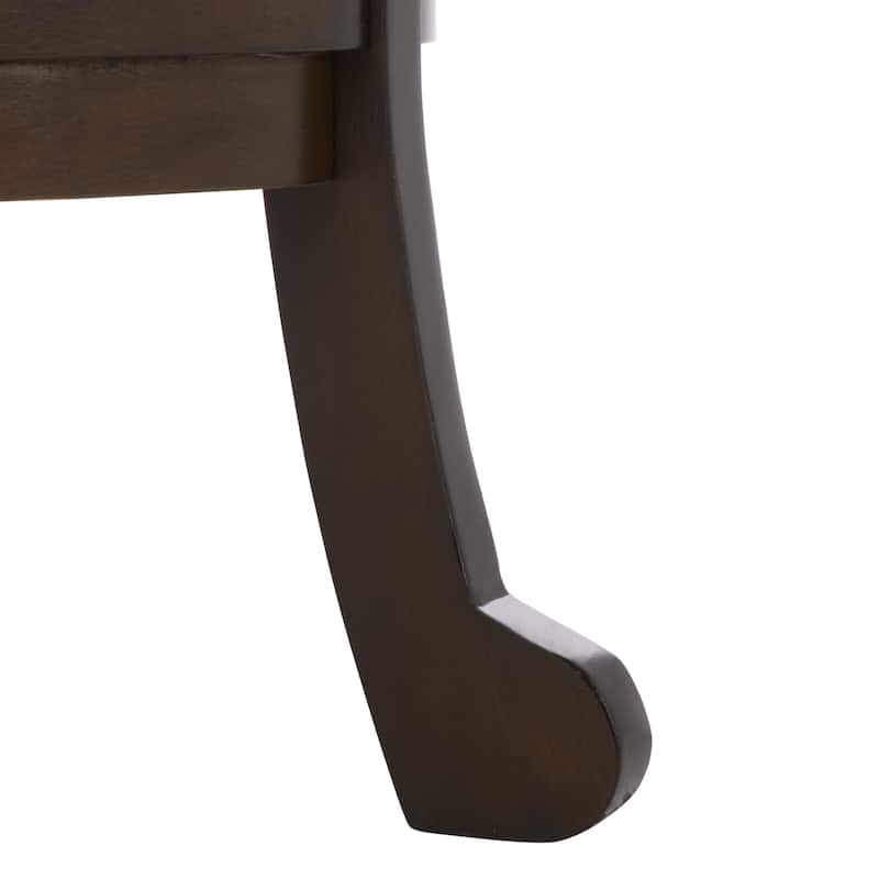 SAFAVIEH Carlotta Grey Pedestal Side Table - 18.1" x 18.1" x 26" - 18"W x 18"D x 26"H