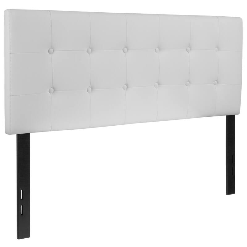 Button Tufted Upholstered Headboard
