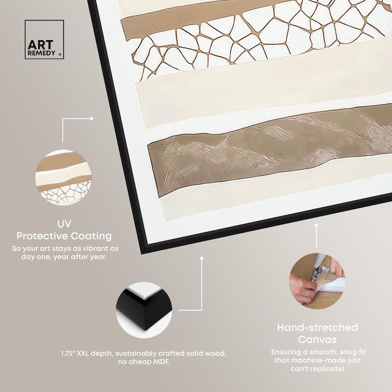 Relief Rifts II Canvas by Art Remedy