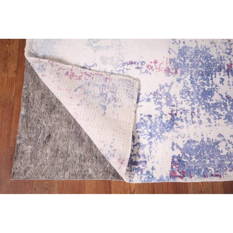 All-Over Abstract Contemporary Rug Hand-Knotted Bedroom Wool Carpet - 6'7"x 10'2"