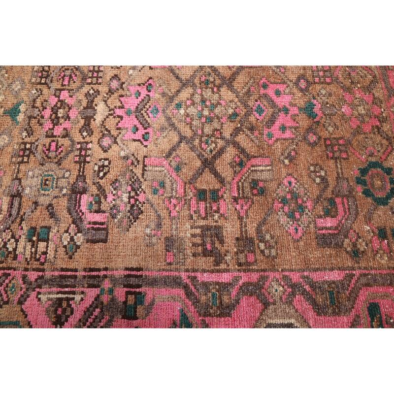 ECARPETGALLERY Hand-knotted Antalya Vintage Light Brown Wool Rug - 3'5 x 10'0