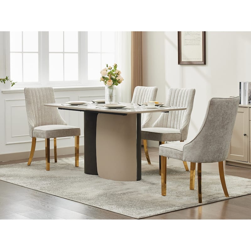 Upholstered Dining Chair Accent Chair Set of 2