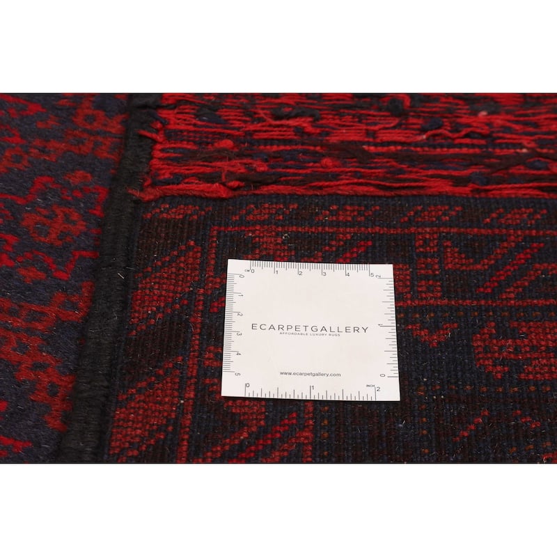 Teimani Red Rug 3'10" x 6'5" - 3'10 x 6'5