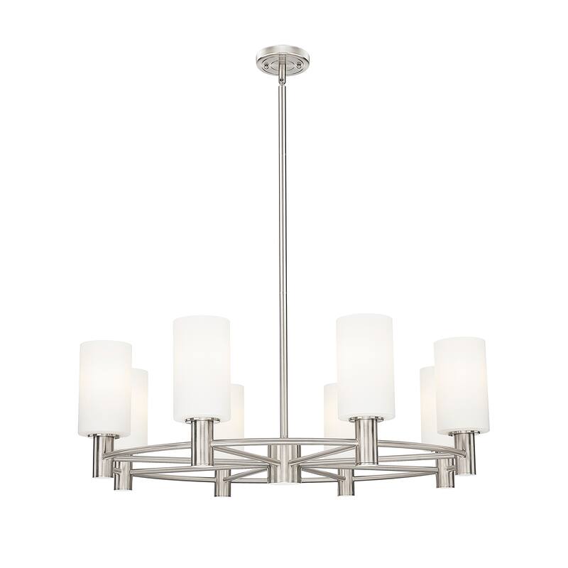 Innovations Lighting Downtown Urban - Crown Point - 8 Light 32" Stem Hung Chandelier with 7" Shade