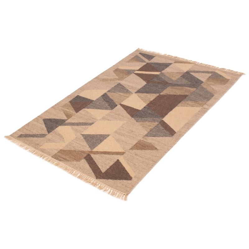 Ankara FW Beige Kilim 5'2" x 8'0" - 5'2 x 8'0