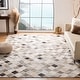 preview thumbnail 2 of 12, SAFAVIEH Handmade Studio Leather Pompilia Natural Hide Leather Rug 8' x 10' - Ivory/Grey