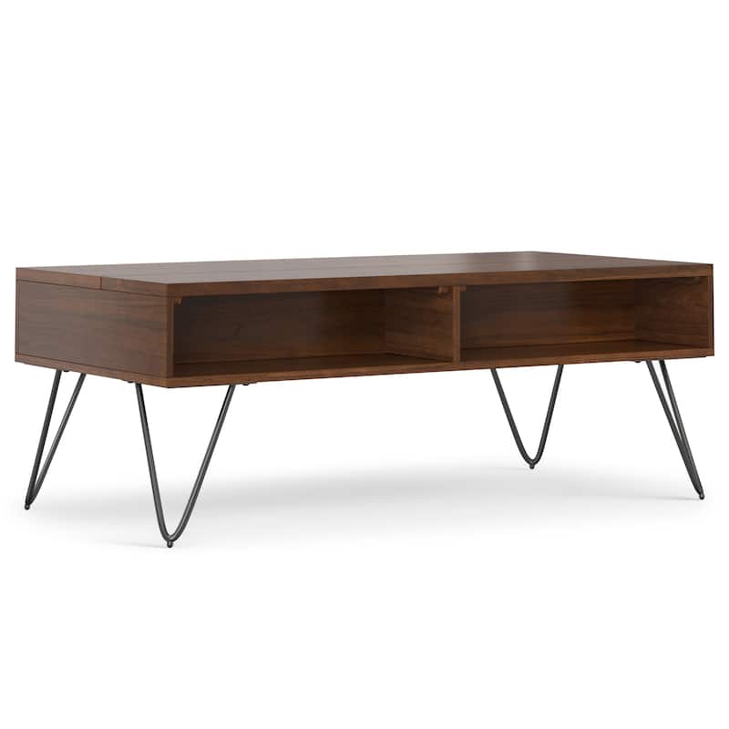 Moreno Rectangle Industrial Lift Top Coffee Table