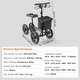preview thumbnail 14 of 12, Folding Knee Scooter Leg Recovery Scooter for Broken Ankle Foot Injuries