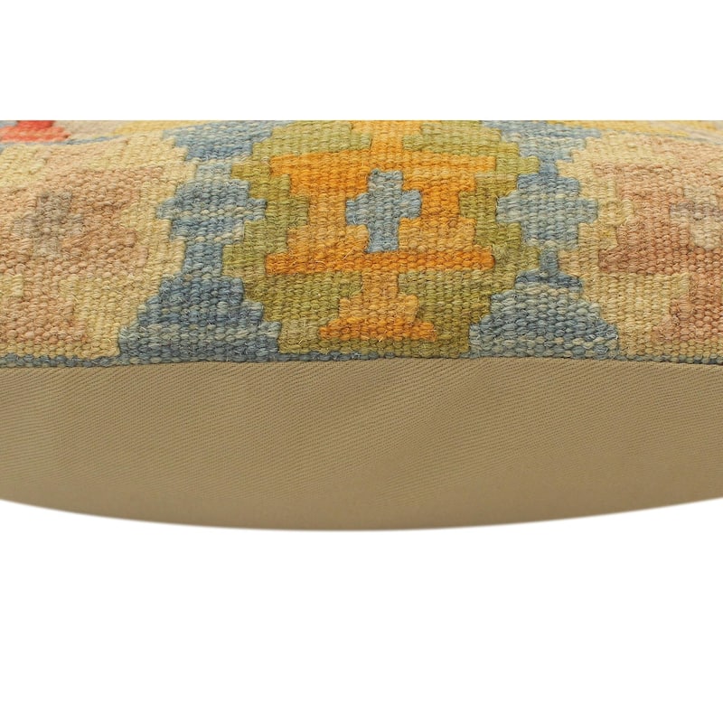 Boho Chic Turkish Do Hand Woven Kilim Pillow