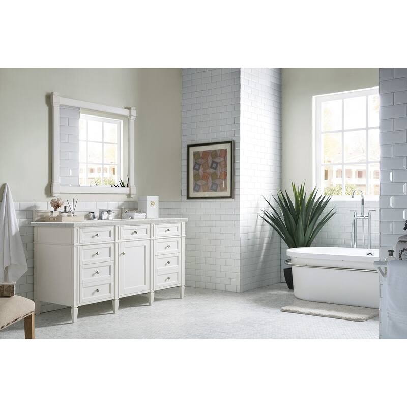 James Martin Vanities 650-V60S-FEJP Brittany 60" Free Standing Single