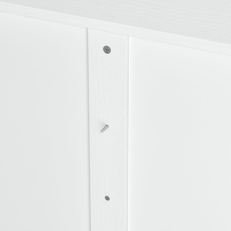 Modern Kitchen Pantry Cabinet Freestanding Storage Cabinet White Brown