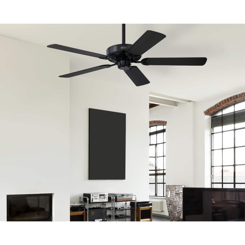 Westinghouse Lighting Contractor's Choice 52-Inch 5-Blade Black Indoor Ceiling Fan